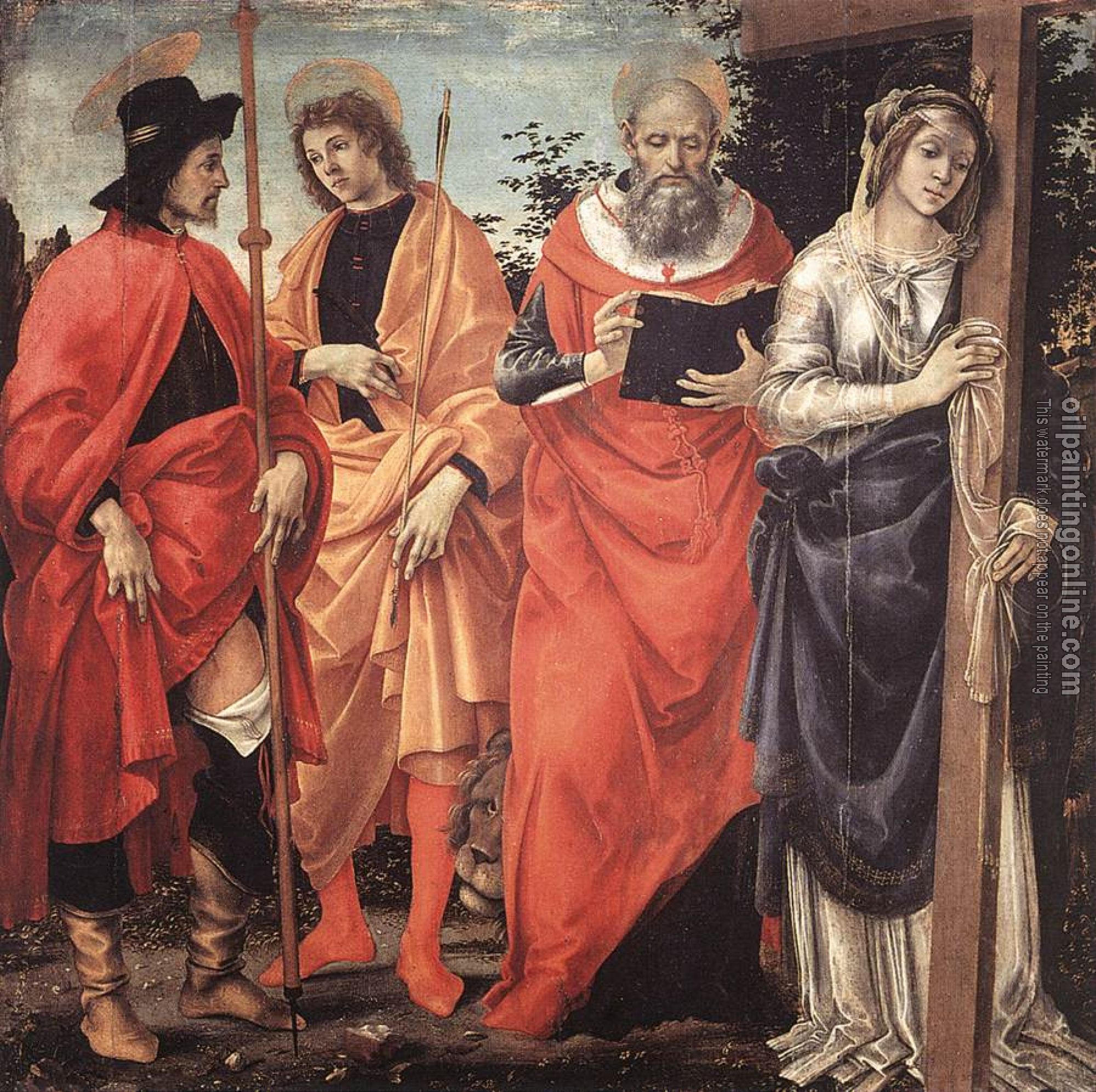 Lippi, Filippino - Four Saints Altarpiece